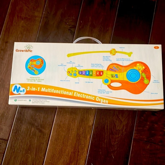 Musical toy instrument Multi 3 in 1 PIANO VIOLIN GUITAR - Picture 3 of 7